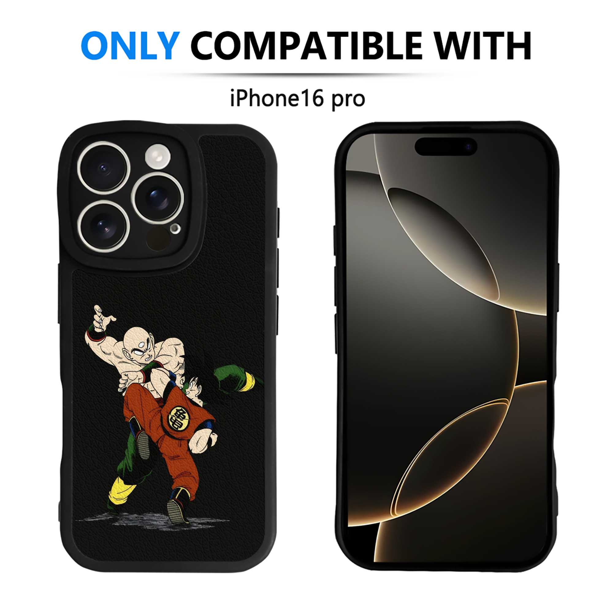 （画像用） ドラゴンボール DRAGON BALL 【iPhone 16シリーズ対応】シリコンスマホケース（レザー調） 材質：シリコン